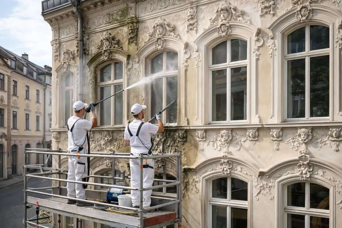 Fassadenreinigung Malerbetrieb Wagenstetter Rosenheim